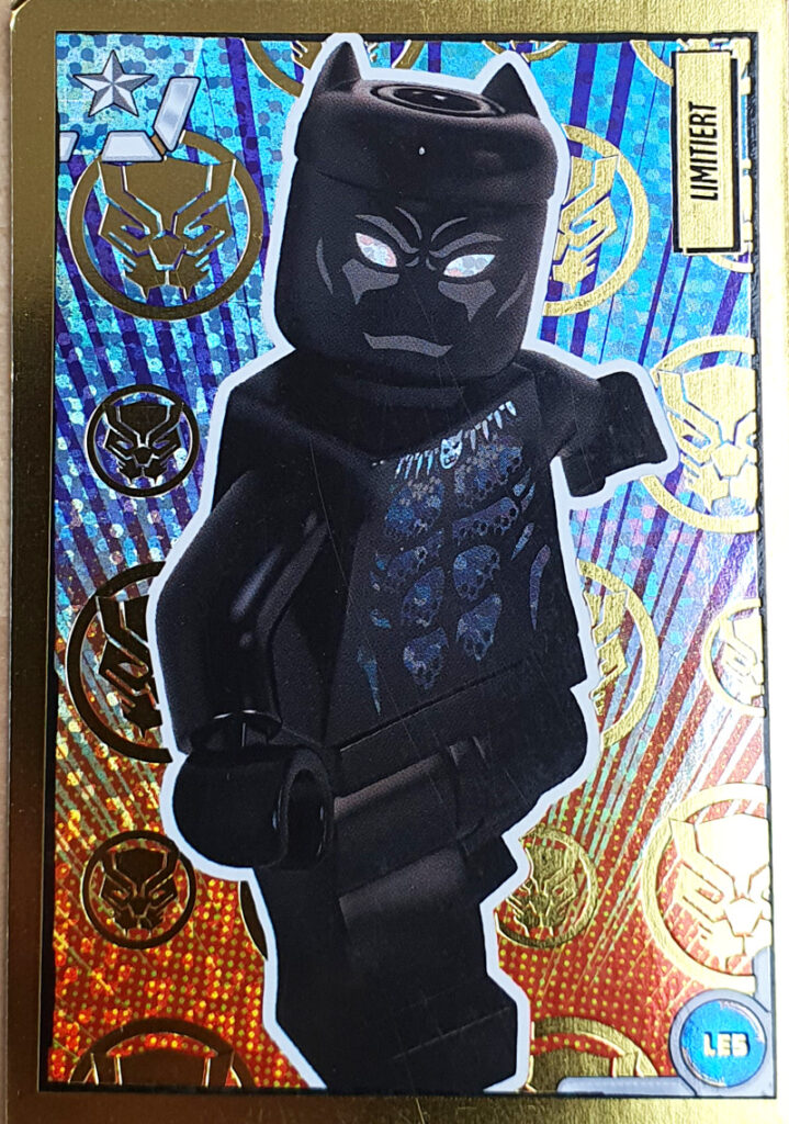 LEGO Spider-Man Magazin 4/2023 Sammelkarte LEGO Marvel Trading Card Game Black Panther