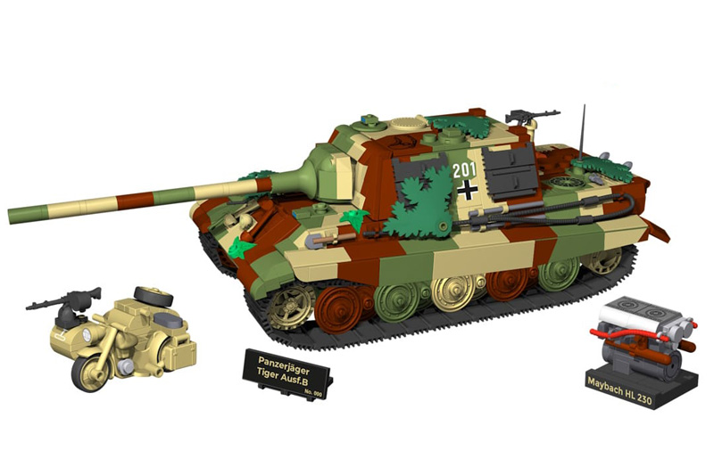 COBI 51 limited Edition Panzerjäger Tiger Jagdtiger 2579 Set