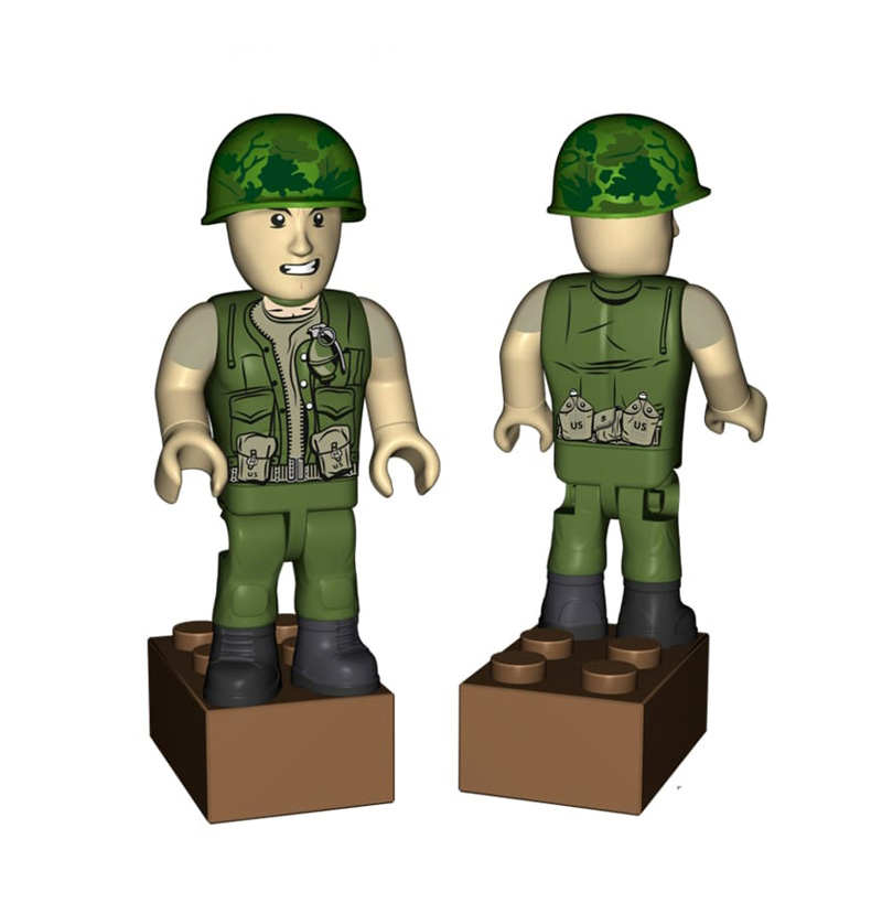 COBI 51 Schlüsselanhänger US-Marine Vietnamkrieg 1369