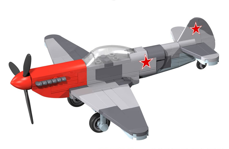 COBI 51 Flugzeuge 1:48 Maßstab Yakovlev YAK 3 5862