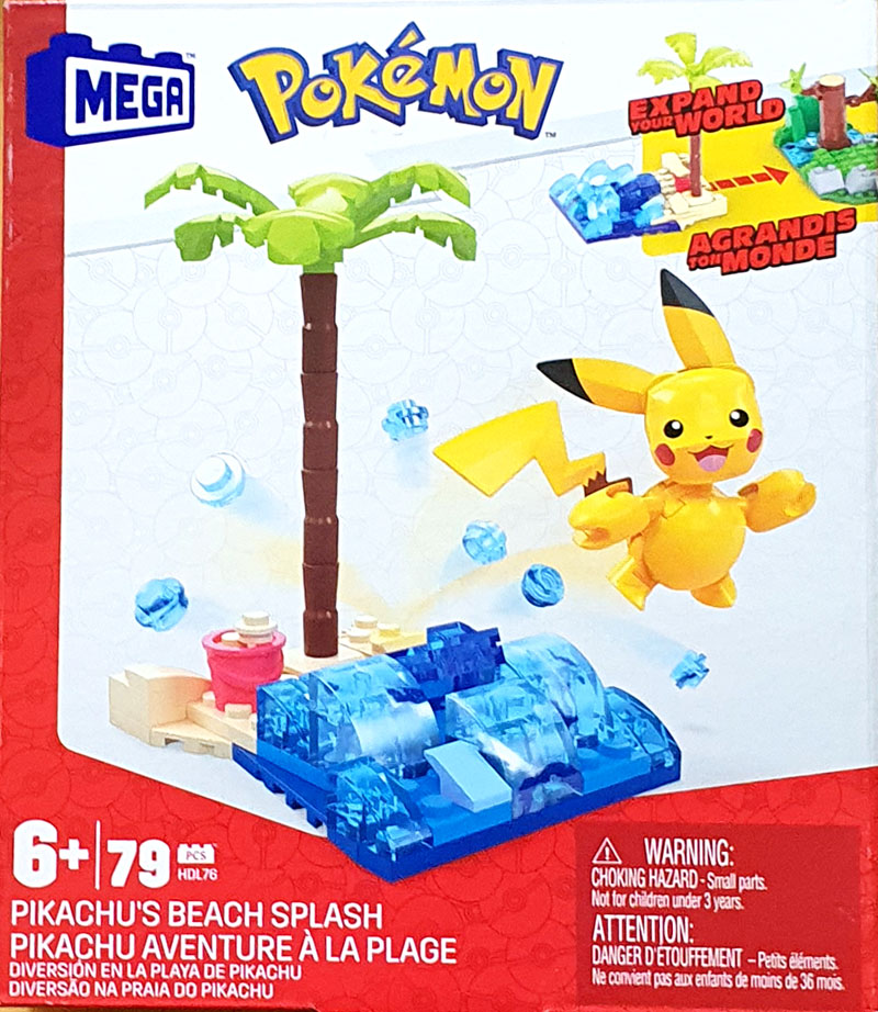 MEGA Pikachus Strandtag HDL76 Box Vorderseite