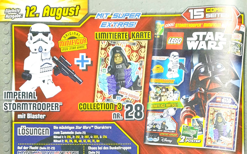LEGO Star Wars Heft 98/2023 mit AT-TE Vorschau auf Ausgabe 99