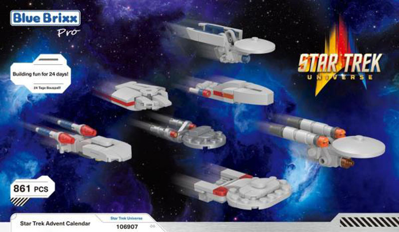 BlueBrixx Star Trek Adventskalender 106907 Box Vorderseite