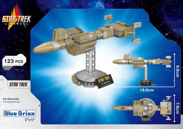 BlueBrixx Star Trek Botany Bay 105698 Box Rückseite