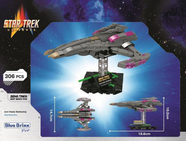 BlueBrixx Star Trek Jem Hadar Battleship 105695 Box Rückseite