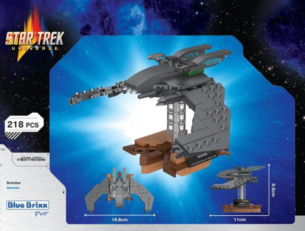 BlueBrixx Star Trek Scimitar 105694 Box Rückseite