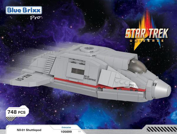 BlueBrixx Star Trek Shuttlepod I 105699 Box Vorderseite