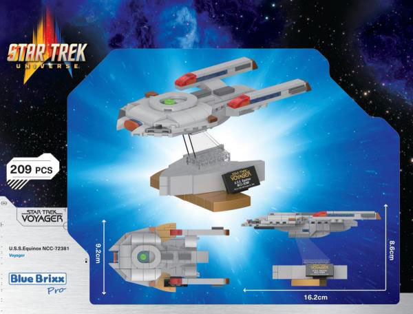BlueBrixx Star Trek USS Equinox 105696 Box Rückseite