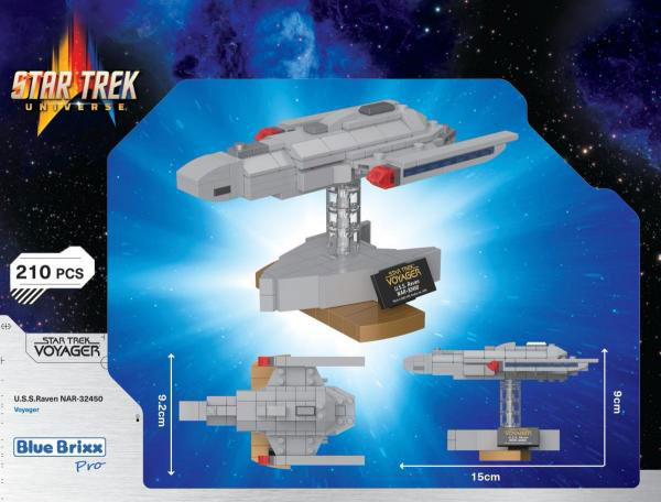 BlueBrixx Star Trek USS Raven 105697 Box Rückseite