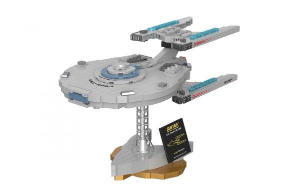 BlueBrixx Star Trek USS Stargazer 105692 Set auf Displayständer