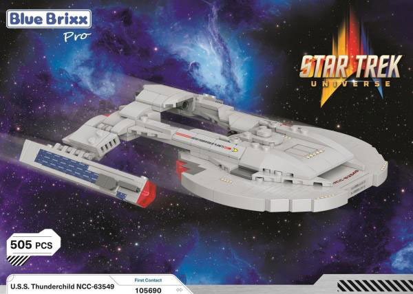 BlueBrixx Star Trek USS Thunderbird 105690 Box Vorderseite