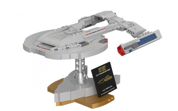 BlueBrixx Star Trek USS Thunderbird 105690 Set Draufsicht