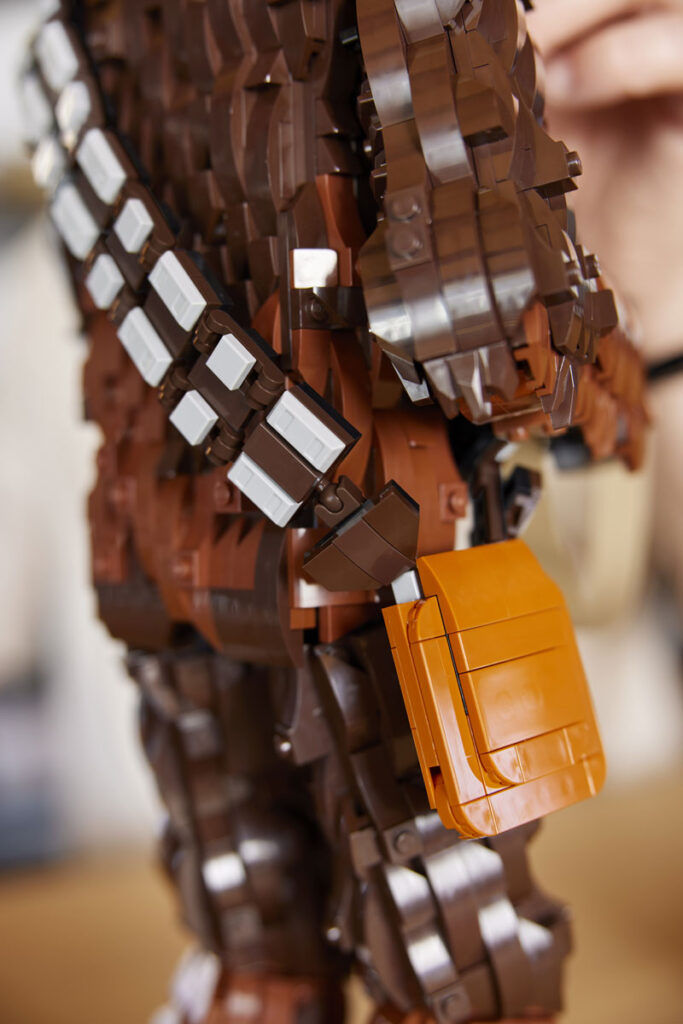 LEGO Chewbacca 75371 detail Umhängetasche