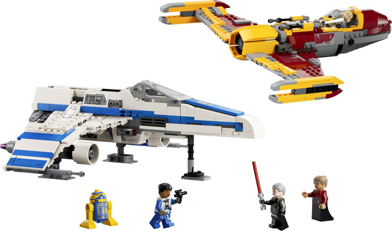 LEGO Star Wars New Republic E-Wing vs. Shin Hatis Starfighter 75364