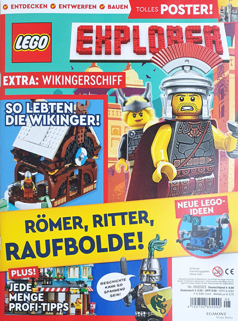 LEGO Explorer Magazin 5/2023 Heft ohne Polybag
