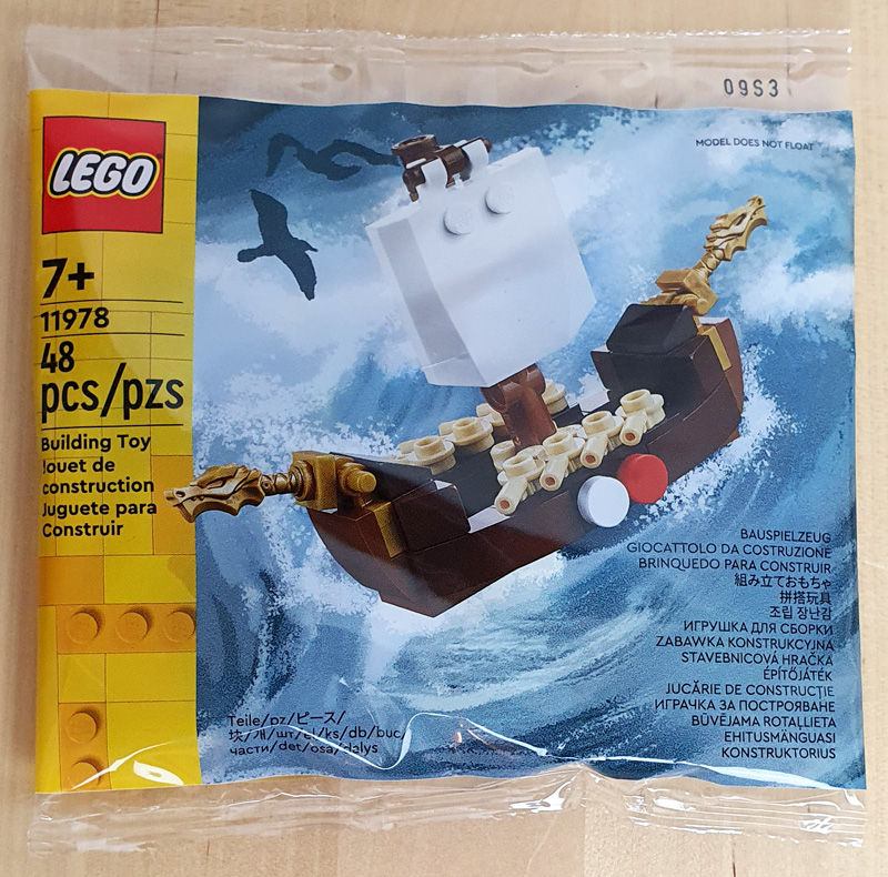 LEGO Explorer Magazin 5/2023 Polybag 11978 Wikingerschiff