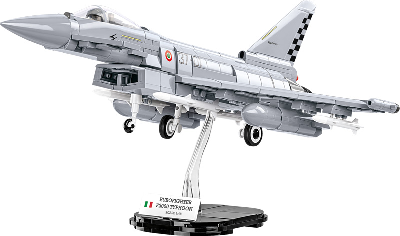 COBI Eurofighter F2000 Typhoon 5849 Set auf Displayständer