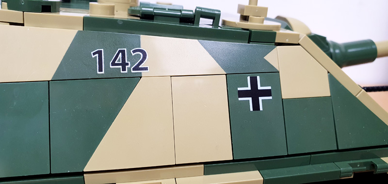 COBI Jagdpanther Sd.Kfz 173 2574 Print Detail