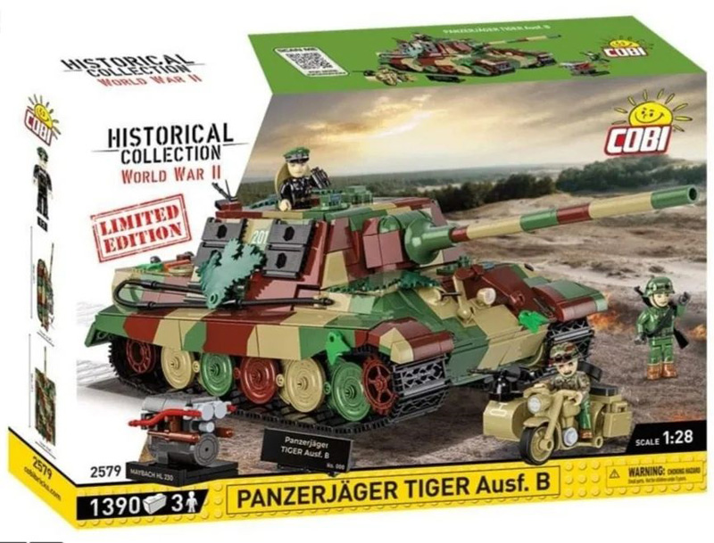 COBI limitierte Ausgabe Panzerjäger Tiger Jagdtiger 2579 Box Vorderseite
