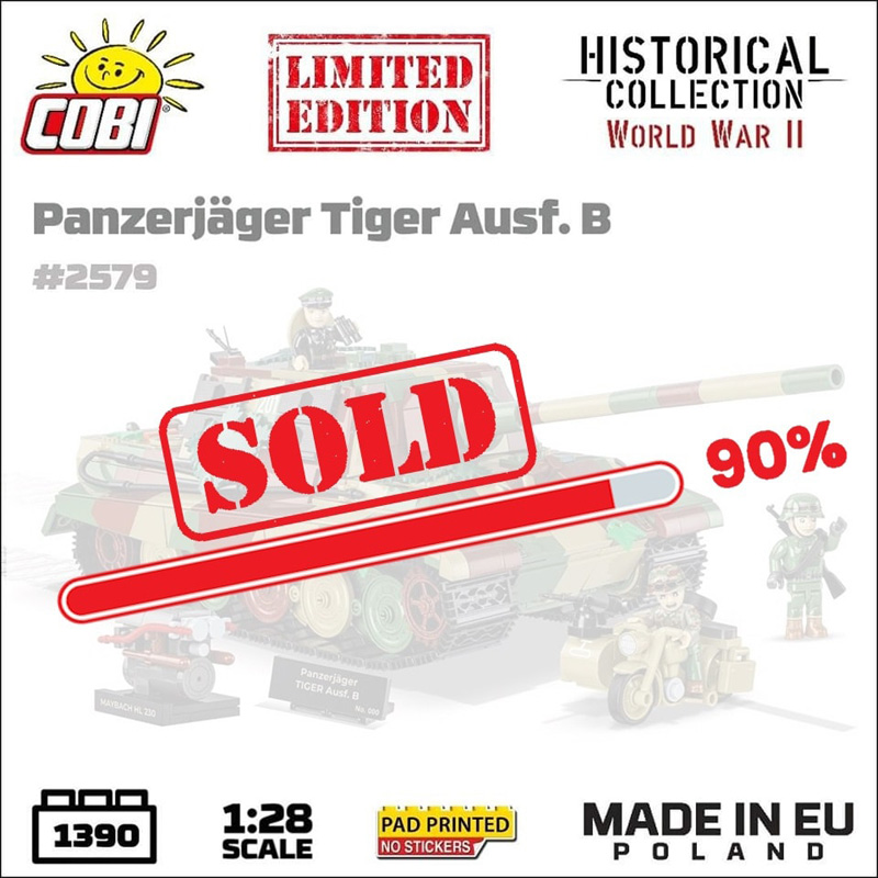 COBI limitierte Ausgabe Panzerjäger Tiger Jagdtiger 2579 COBI Instagrampost