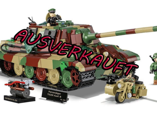 COBI 2579: limitierte Edition des Panzerjäger Tiger B ausverkauft