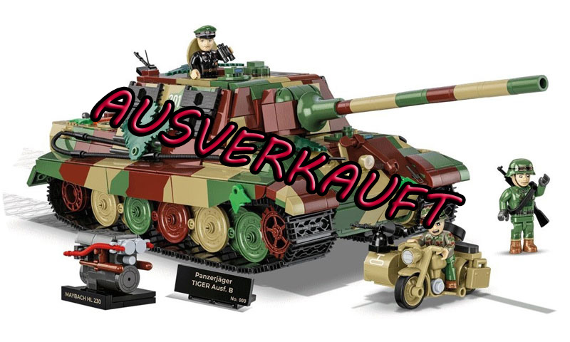 COBI limitierte Ausgabe Panzerjäger Tiger Jagdtiger 2579 ausverkauft