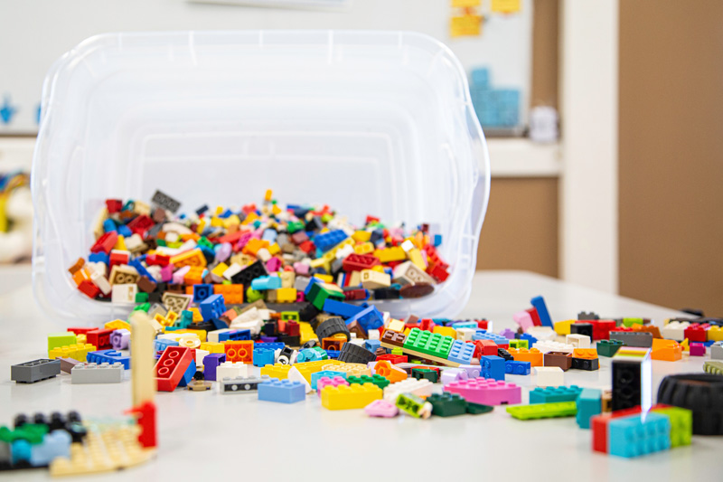 BriXpo LEGO-Ausstellung Schweiz 2023 bunte Bausteine