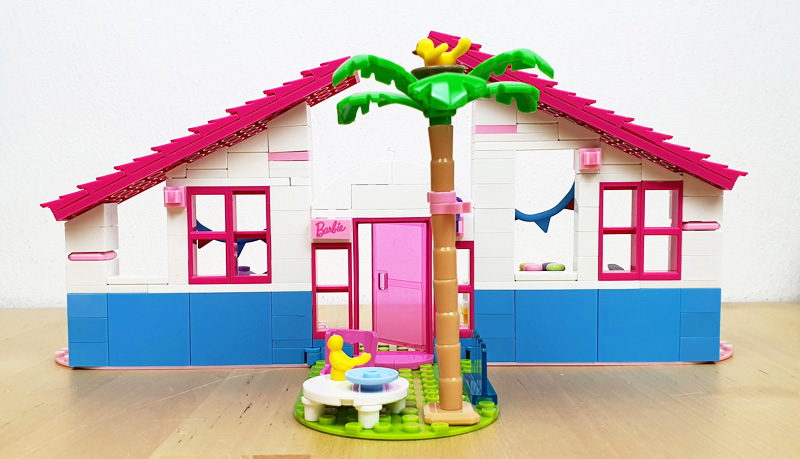 MEGA Barbie Malibu House GWR34 Set Rückseite