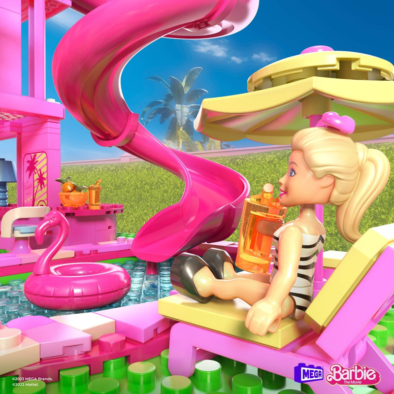 MEGA Barbie the Movie DreamHouse HPH26 Pool mit Rutsche