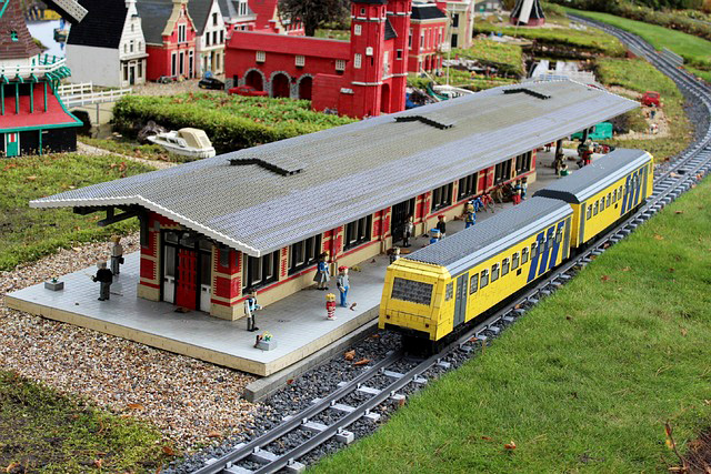 Bauspielbahntreffen LEGO-Ausstellung 2023 Eisenbahn Titel