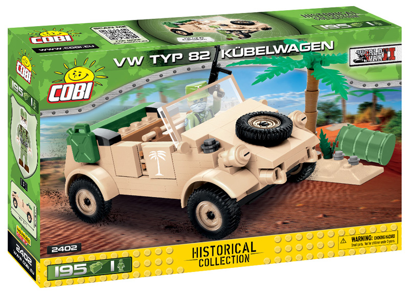 COBI 2402 Kübelwagen Box Vorderseite