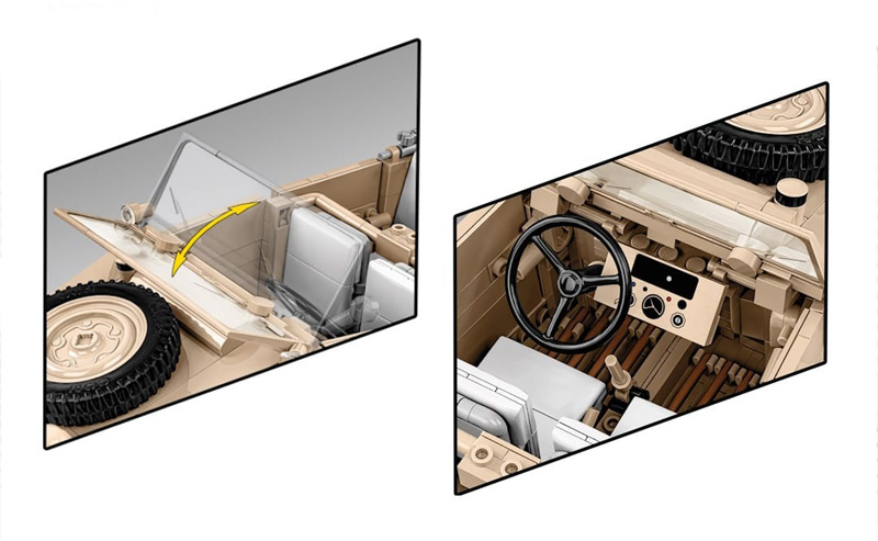 COBI Kübelwagen 2802 Executive Edition Details