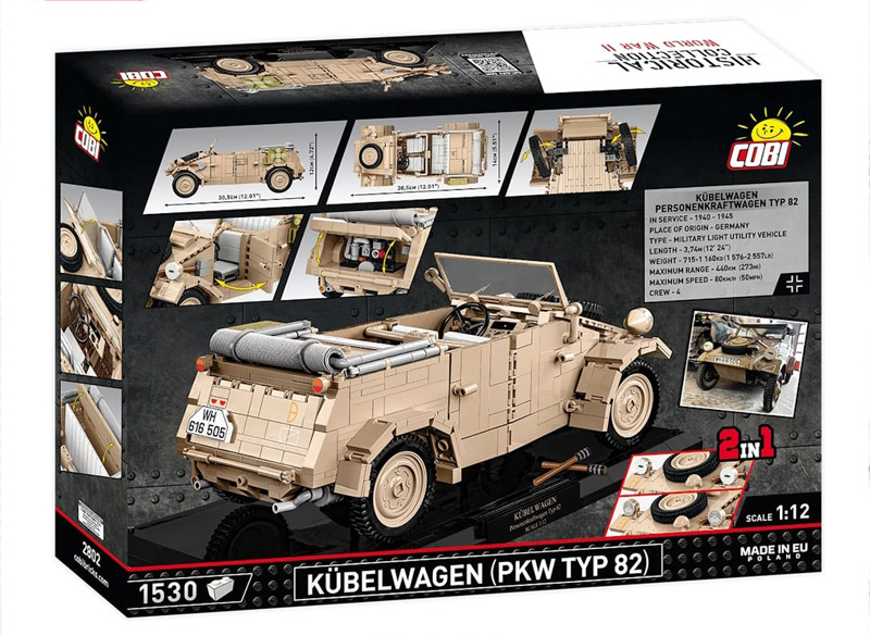 COBI Kübelwagen 2802 Executive Edition Box Rückseite