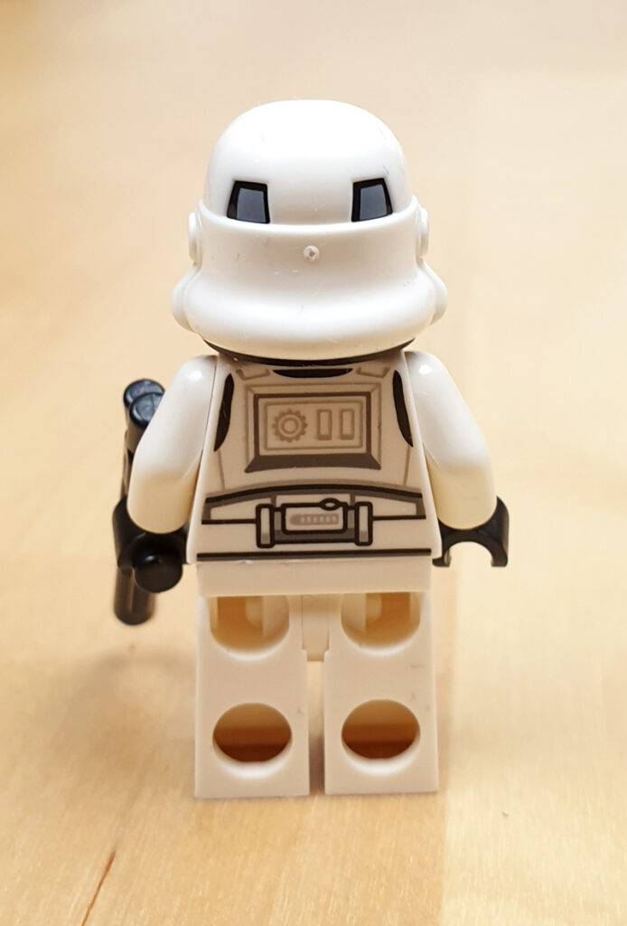 LEGO Star Wars Magazin 99/2023 Stormtrooper Minifigur Rückseite