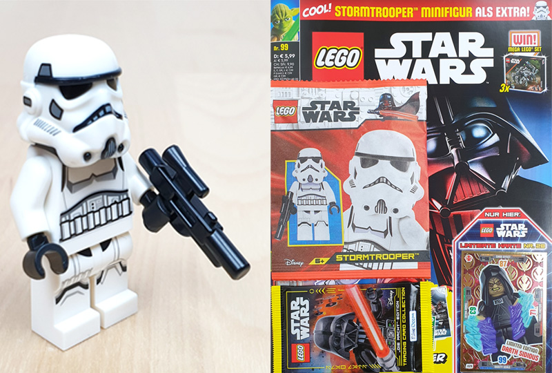 LEGO Star Wars Magazin 99/2023 Stormtrooper Minifigur Titel