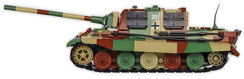 COBI 2580 Jagdtiger Set Seitenansicht