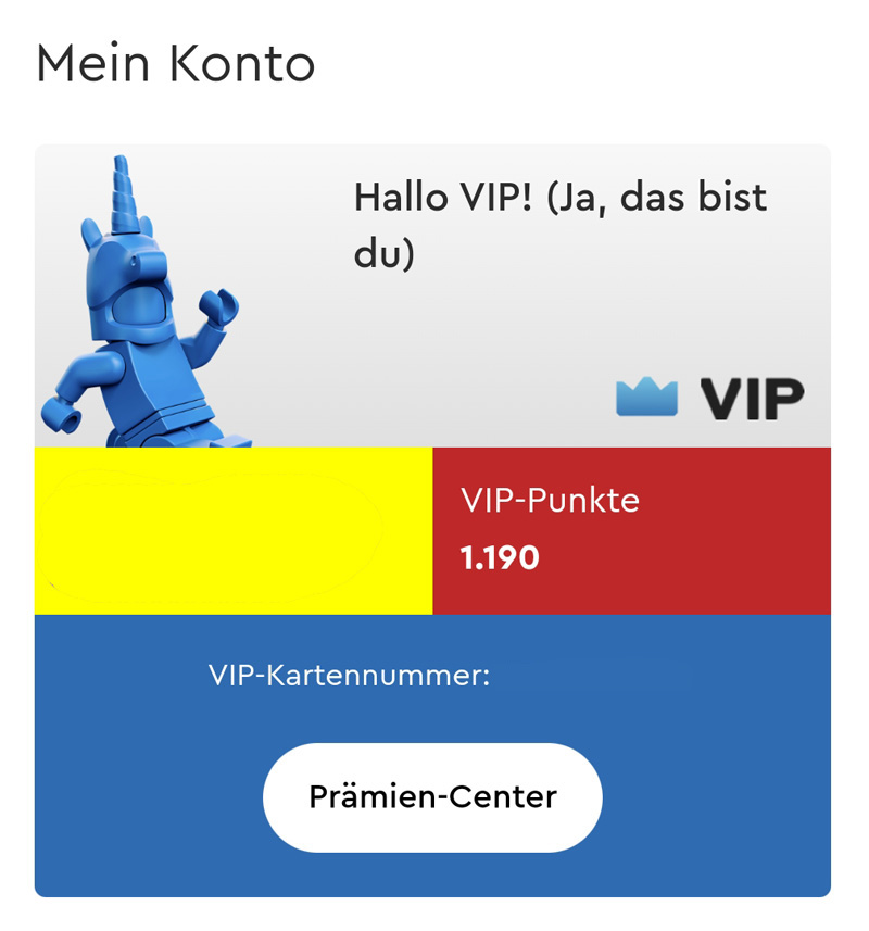 LEGO VIP Namenswechsel LEGO Insiders VIP-Konto