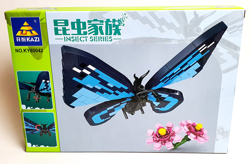 Kazi Insektenserie Schmetterling KY80042 Box Rückseite
