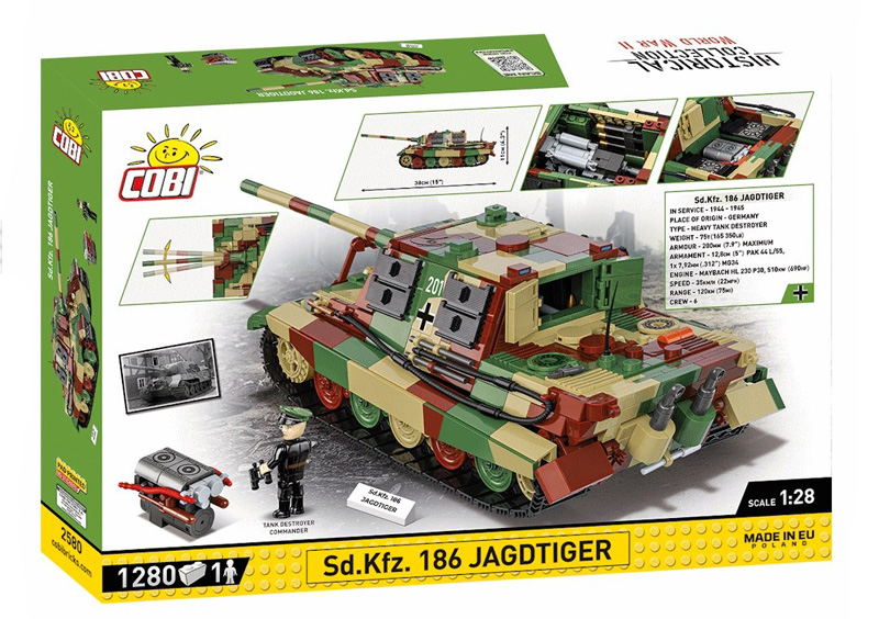 Cobi 2580 Jagdtiger Box Rückseite