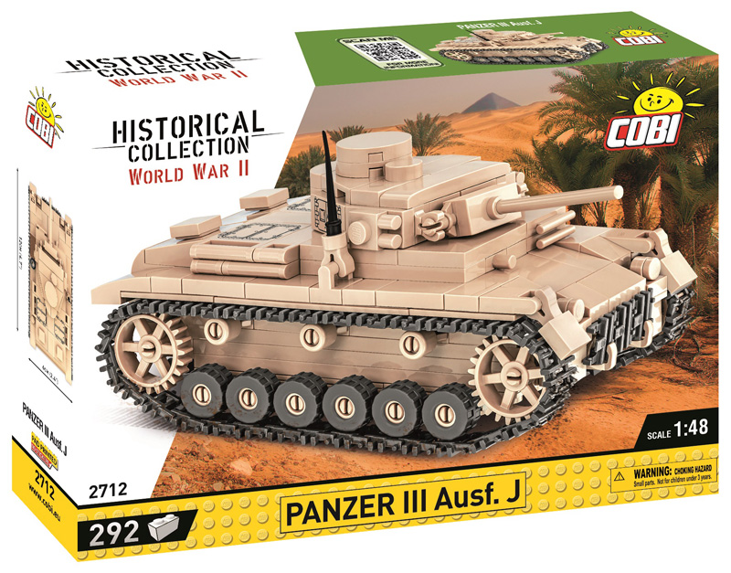COBI Panzer III Ausf J 2712 Box Vorderseite