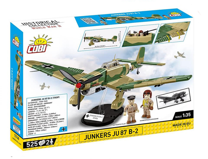 COBI Junkers JU-87 B-2 5748 Box Rückseite