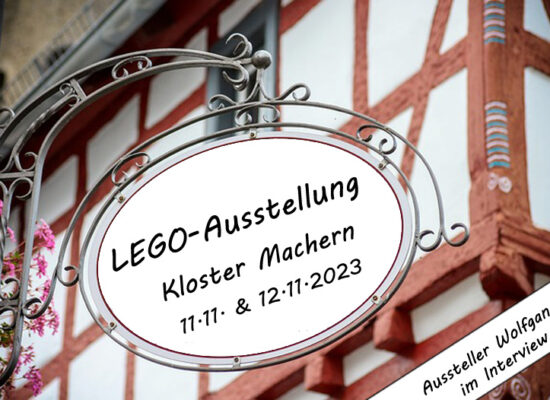 LEGO-Sonderausstellung im Kloster Machern: Aussteller Wolfgang zeigt seine Mikrocity