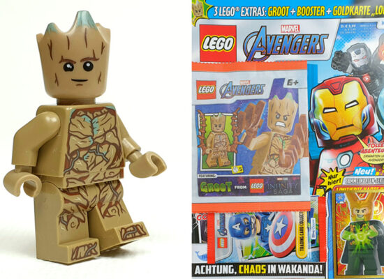 LEGO® Marvel Avengers Magazin Nr. 19/2023 mit Groot Minifigur