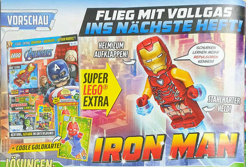 LEGO Marvel Avengers Magazin 19/2023 Vorschau Ausgabe 20