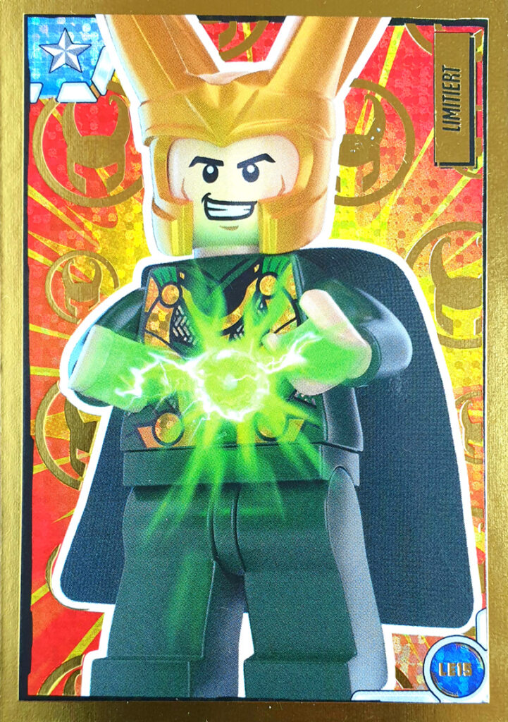 LEGO Marvel Avengers Magazin 19/2023 Sammelkarte Loki