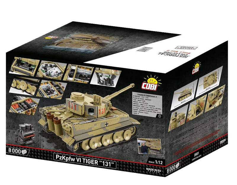 COBI 2801 Tiger 131 Box Rückseite