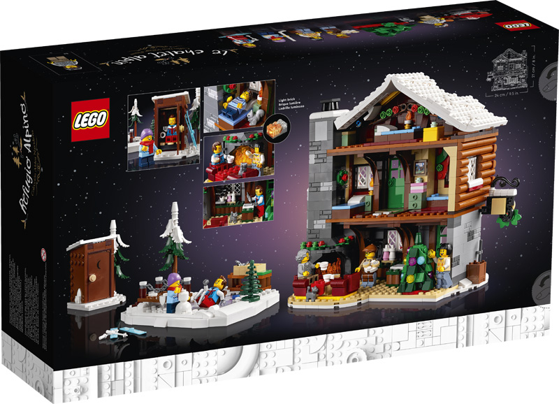 LEGO Icons Almhütte 10325 Box Rückseite
