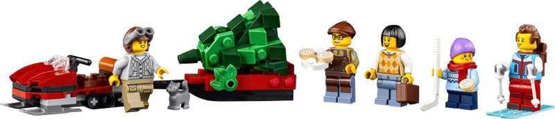 LEGO Almhütte 10325 Minifiguren