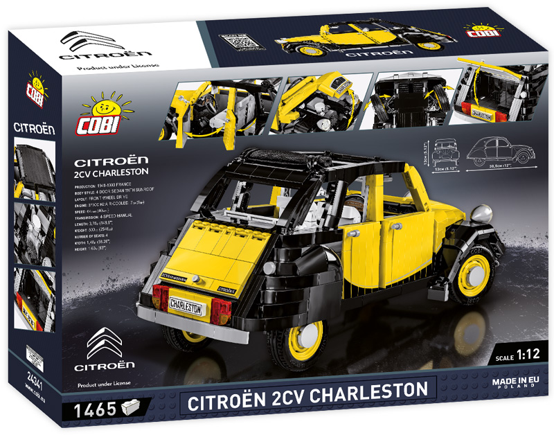 COBI Citroen 2CV Charleston 24341 Box Rückseite