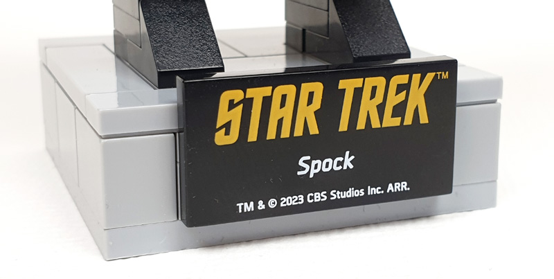 BlueBrixx Spock 105448 Detail Typenschild